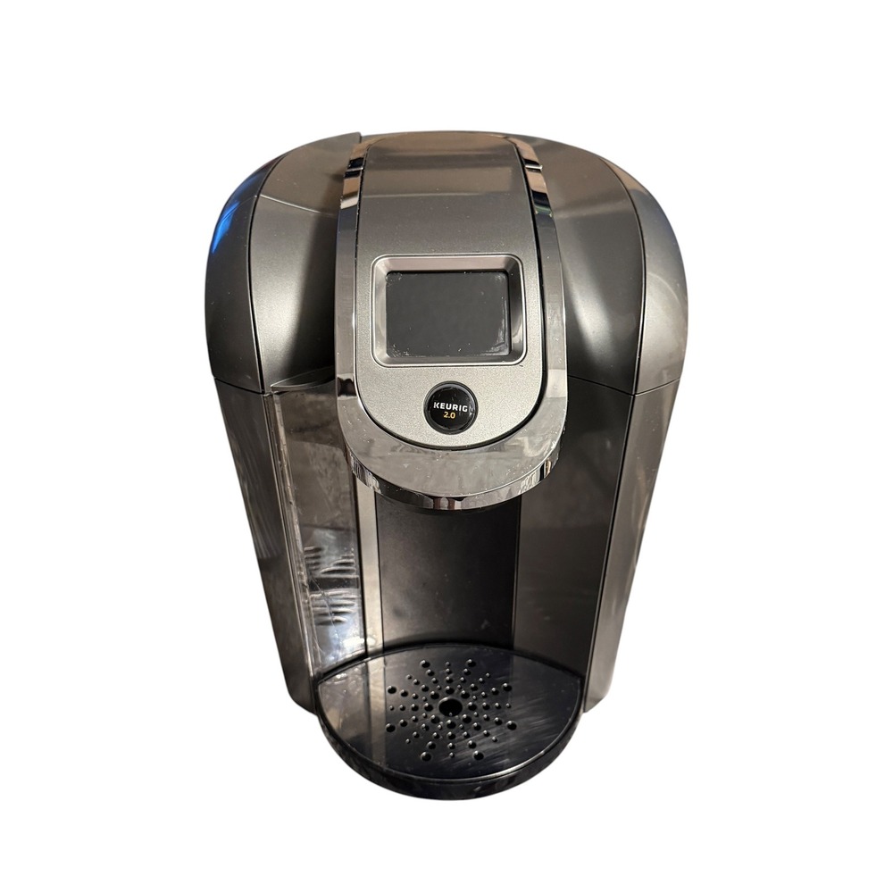 Keurig 2.0 K400 Coffee Maker Sand Silver Black Single Serve K-Cup Pod Brewer
